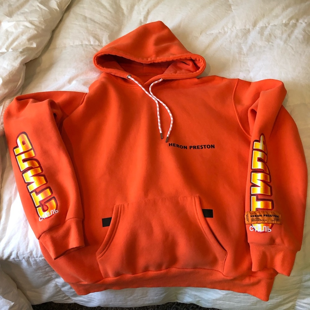 Heron Preston Chrome Logo Hoodie